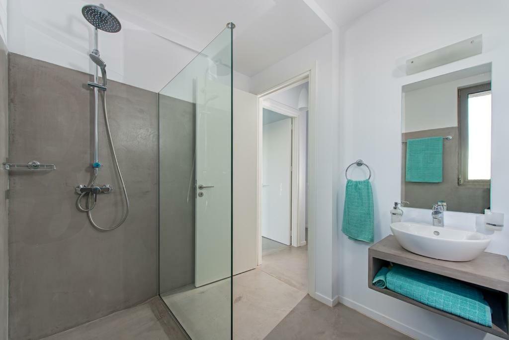Luxury Villa Hera With Private Pool Afantou Bagian luar foto
