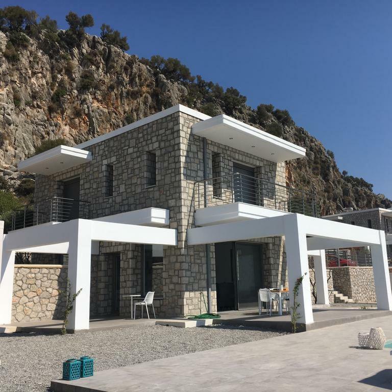 Luxury Villa Hera With Private Pool Afantou Bagian luar foto